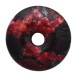 Donut Ágata negro y rojo
