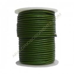 Cuero 2 mm Verde Loro 14