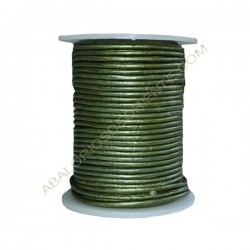 Cuero 2 mm Verde Oliva metalizado 248
