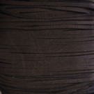 Cordón de antelina marrón 3 x 1.5 mm
