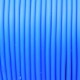 Cordón de caucho hueco azul turquesa