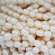 Perla cultivada grano de arroz 8-9 mm blanca