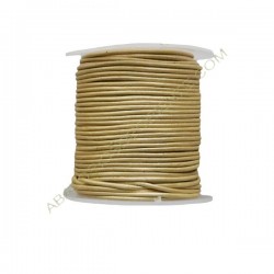 Cuero 1 mm Oro metalizado 221