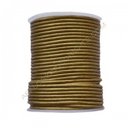 Cuero 2 mm Bronce claro metalizado 226