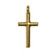 Colgante de Zamak cruz dorada