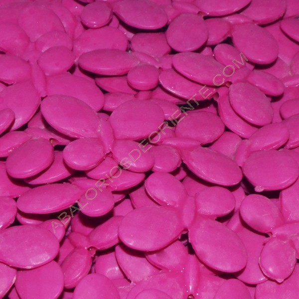 Cuenta acrílica mariposa rosa fucsia 30 x 23 x 4 mm