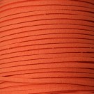 Cordón de antelina naranja 3 x 1.5 mm