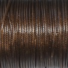 Algodón encerado brillante 1,5 mm marrón