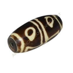 Entrepieza india tonel de hueso de camello. 45 x 20 mm.