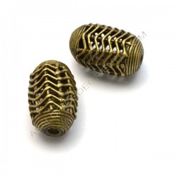 Entrepieza de bronce rejilla 30 x 19 mm.