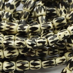 Cuenta de asta tonel aplanado 1