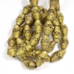 Entrepieza de bronce bicono rejilla 2