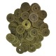 Monedas chinas bronce de 23-24 mm