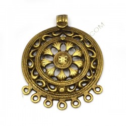 Colgante de bronce 19 redondo filigranas