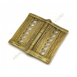 Colgante de bronce 22 rectangular 73 x 73-83 x 10 mm