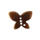 Colgante aleación de Zinc mariposa 28 x 30 mm bronce