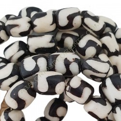 Cuenta de asta tonel aplanado 2