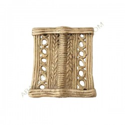 Colgante de bronce 32 rectangular 55-60 x 52-54 x 9 mm