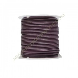Carrete cuero 1 mm morado 137