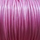 Algodón encerado brillante 2 mm rosa