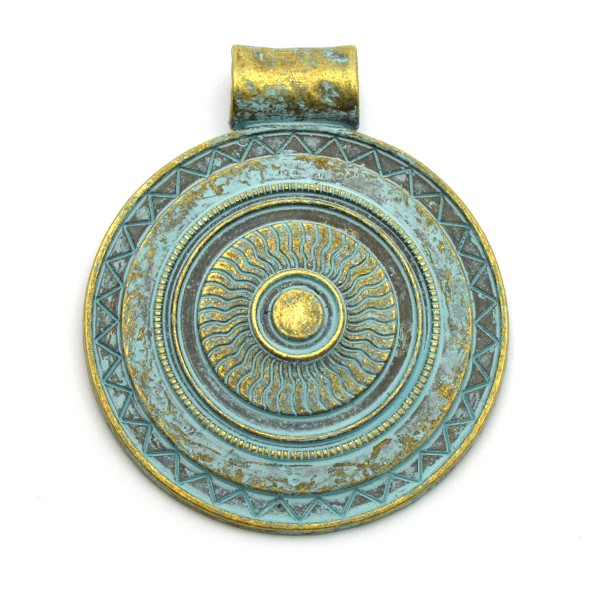 Colgante efecto bronce envejecido Abalorios efecto bronce envejecido