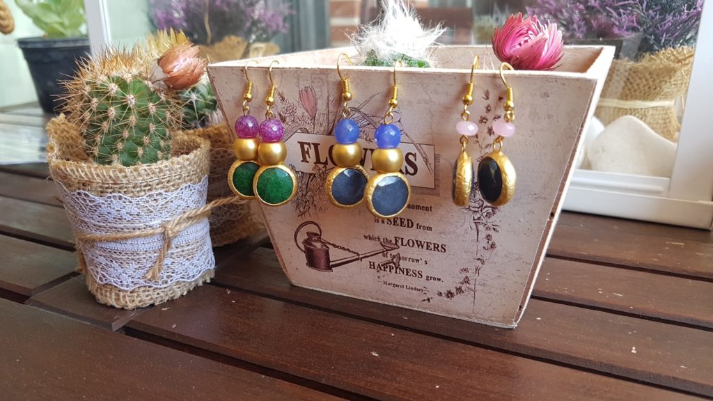 Pendientes de ágatas Pendientes de ágatas