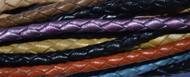 Cuero 4 mm trenzado