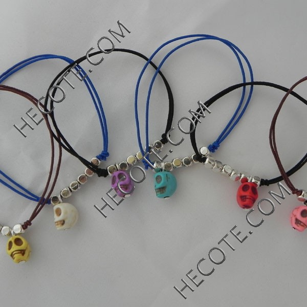 Pulsera elástica de calavera Calaveras con hilo de goma