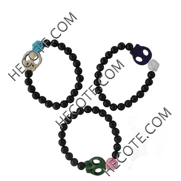 Calaveras y flores Calavera flore de resina y onix